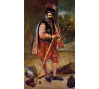 RZHRHJES Astratta della Poster Stampa su Tela Stampe Nordico Pittura il Buffone Juan De Austria di Diego Rodriguez De Silva Velazquez per Decorazioni per la Casa 60x90cm