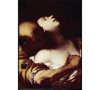 RZHRHJES Astratta della Poster Stampa su Tela Stampe Nordico Pittura il Martirio del Santo di Francesco Del Cairo per Decorazioni per la Casa 60x90cm