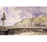 RZHRHJES Astratta della Poster Stampa su Tela Stampe Nordico Pittura Il porto di Folkestone di John Constable per Decorazioni per la Casa 60x90cm