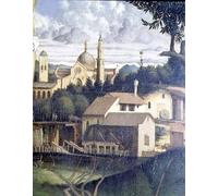 RZHRHJES Astratta della Poster Stampa su Tela Stampe Nordico Pittura la Crocifissione Particolare architettura sullo sfondo del famoso artista per Decorazioni per la Casa 60x90cm