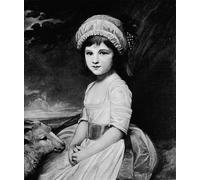 RZHRHJES Astratta della Poster Stampa su Tela Stampe Nordico Pittura La signorina Mrtinsdale di George Romney per Decorazioni per la Casa 60x90cm