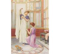 RZHRHJES Astratta della Poster Stampa su Tela Stampe Nordico Pittura la veste strappata di Henry Ryland per Decorazioni per la Casa 60x90cm