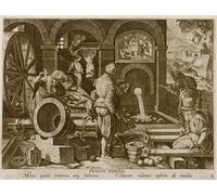 RZHRHJES Astratta della Poster Stampa su Tela Stampe Nordico Pittura L'imperatore francese Napoleone III dà al barone Haussmann il decreto di Adolphe Yvon per Decorazioni per la Casa 60x90cm