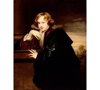 RZHRHJES Astratta della Poster Stampa su Tela Stampe Nordico Pittura Ritratto di SirVan Dyck diVan Dyck per Decorazioni per la Casa 60x90cm