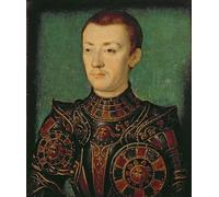 RZHRHJES Astratta della Poster Stampa su Tela Stampe Nordico Pittura Ritratto di un nobile in armatura dal famoso dipinto per Decorazioni per la Casa 60x90cm