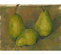 RZHRHJES Astratta della Poster Stampa su Tela Stampe Nordico Pittura Tre Pere Di Paul Cézanne per Decorazioni per la Casa 60x90cm