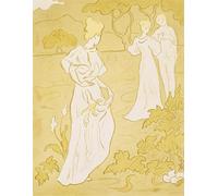 RZHRHJES Astratta della Poster Stampa su Tela Stampe Nordico Pittura Tristesse di Paul Ranson per Decorazioni per la Casa 60x90cm