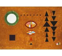 RZHRHJES Astratta della Poster Stampa su Tela Stampe Nordico Pittura Weiss Weiss di Vasilij Kandinskij per Decorazioni per la Casa 60x90cm