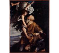 RZHRHJES Dipinto Astratto Decorativo Tela Immagini Stampe Immagine Binding of Isaac by Orazio Gentileschi per Decorazioni per la Casa 60x90cm