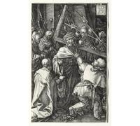 RZHRHJES Dipinto Astratto Decorativo Tela Immagini Stampe Immagine Cristo che porta la croce di Albrecht Dürer per Decorazioni per la Casa 60x90cm