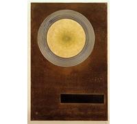 RZHRHJES Dipinto Astratto Decorativo Tela Immagini Stampe Immagine Elementare Wirkung di Vasilij Kandinskij per Decorazioni per la Casa 60x90cm