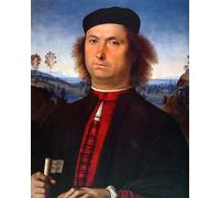 RZHRHJES Dipinto Astratto Decorativo Tela Immagini Stampe Immagine Francesco Delle Opere di Pietro Perugino per Decorazioni per la Casa 60x90cm
