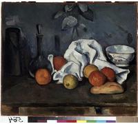 RZHRHJES Dipinto Astratto Decorativo Tela Immagini Stampe Immagine Natura morta con frutta Dipinto di Paul Cezanne di Paul Cézanne per Decorazioni per la Casa 60x90cm