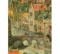RZHRHJES Dipinto Astratto Decorativo Tela Immagini Stampe Immagine Particolare della città dalla Torre di Babele di Pieter Bruegel il Vecchio per Decorazioni per la Casa 60x90cm