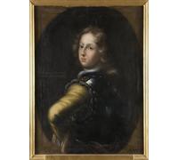 RZHRHJES Dipinto Astratto Decorativo Tela Immagini Stampe Immagine Ritratto del margravio Carlo III Guglielmo di Baden Durlach di David Klöcker Ehrenstrahl per Decorazioni per la Casa 60x90cm