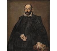 RZHRHJES Dipinto Astratto Decorativo Tela Immagini Stampe Immagine Ritratto di un uomo di El Greco per Decorazioni per la Casa 60x90cm