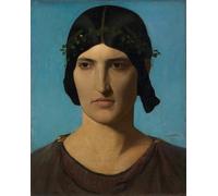 RZHRHJES Dipinto Astratto Decorativo Tela Immagini Stampe Immagine Ritratto di una donna romana di Jean léon per Decorazioni per la Casa 60x90cm