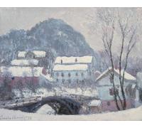 RZHRHJES Dipinto Astratto Decorativo Tela Immagini Stampe Immagine Sandvika Norvegia di Claude Monet per Decorazioni per la Casa 60x90cm