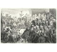 RZHRHJES Dipinto Astratto Decorativo Tela Immagini Stampe Immagine Scipione Emiliano dopo la distruzione di Cartagine nella terza guerra punica di Hermann Vogel per Decorazioni per la Casa 60x90cm