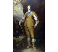 RZHRHJES Mural Dipinto Poster su Tela Quadri su Tela Carlo Palatino diVan Dyck per Decorazioni per la Casa 60x90cm