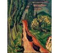 RZHRHJES Mural Dipinto Poster su Tela Quadri su Tela Coppia di Ernst Ludwig Kirchner per Decorazioni per la Casa 60x90cm