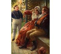 RZHRHJES Mural Dipinto Poster su Tela Quadri su Tela I Pickwick Papers Di Charles Dickens Di Harold Copping per Decorazioni per la Casa 60x90cm