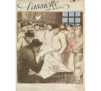 RZHRHJES Mural Dipinto Poster su Tela Quadri su Tela il Butter Plate Issue No Strike Fund di Théophile Alexandre Steinlen per Decorazioni per la Casa 60x90cm