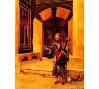 RZHRHJES Mural Dipinto Poster su Tela Quadri su Tela il mendicante di Rudolf Ernst per Decorazioni per la Casa 60x90cm