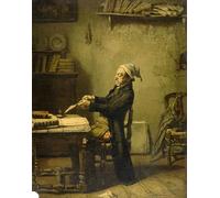 RZHRHJES Mural Dipinto Poster su Tela Quadri su Tela il Vecchio Procuratore di Frans Meerts per Decorazioni per la Casa 60x90cm