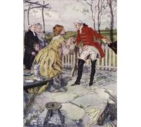 RZHRHJES Mural Dipinto Poster su Tela Quadri su Tela Illustrazione per il vicario di Wakefield di Edmund Sullivan per Decorazioni per la Casa 60x90cm