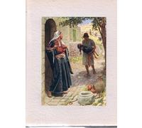 RZHRHJES Mural Dipinto Poster su Tela Quadri su Tela la donna Shunamita di Harold Copping per Decorazioni per la Casa 60x90cm