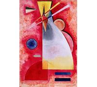 RZHRHJES Mural Dipinto Poster su Tela Quadri su Tela La mescolanza di Vasilij Kandinskij per Decorazioni per la Casa 60x90cm