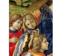 RZHRHJES Mural Dipinto Poster su Tela Quadri su Tela la Visione di San Bernardo Particolare dei Tre Angeli di Filippino Lippi per Decorazioni per la Casa 60x90cm