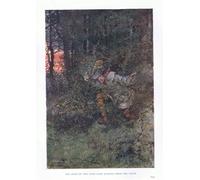 RZHRHJES Mural Dipinto Poster su Tela Quadri su Tela l'autore azione venne saltando dal bosco di Charles Edmund Brock per Decorazioni per la Casa 60x90cm