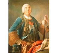 RZHRHJES Mural Dipinto Poster su Tela Quadri su Tela Ritratto di Carlo Eugenio II di Wurttemberg di Pompeo Girolamo Batoni per Decorazioni per la Casa 60x90cm