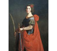 RZHRHJES Mural Dipinto Poster su Tela Quadri su Tela Santa Caterina d'Alessandria di Francisco De Zurbaran per Decorazioni per la Casa 60x90cm