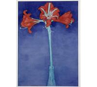 RZHRHJES Pittura su Tela di Paesaggio Riproduzione Dipinto Stampe da Parete Per Quadri Amaryllis di Piet Mondrian per la Decorazione Della Parete 60x90cm