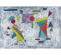 RZHRHJES Pittura su Tela di Paesaggio Riproduzione Dipinto Stampe da Parete Per Quadri Flutter Like di Vasilij Kandinskij per la Decorazione Della Parete 60x90cm