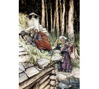 RZHRHJES Pittura su Tela di Paesaggio Riproduzione Dipinto Stampe da Parete Per Quadri Ibsen Peer di Arthur Rackham per la Decorazione Della Parete 60x90cm