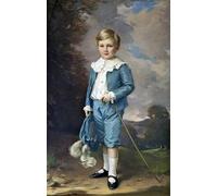 RZHRHJES Pittura su Tela di Paesaggio Riproduzione Dipinto Stampe da Parete Per Quadri Il visconte Molyneux di Samuel Henry William Llewellyn per la Decorazione Della Parete 60x90cm