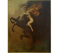 RZHRHJES Pittura su Tela di Paesaggio Riproduzione Dipinto Stampe da Parete Per Quadri l'ebbrezza di Wladyslaw Podkowinski per la Decorazione Della Parete 60x90cm