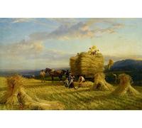 RZHRHJES Pittura su Tela di Paesaggio Riproduzione Dipinto Stampe da Parete Per Quadri l'ultimo carico di George Cole Snr. per la Decorazione Della Parete 60x90cm
