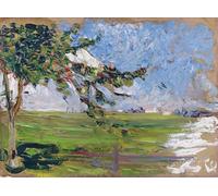 RZHRHJES Pittura su Tela di Paesaggio Riproduzione Dipinto Stampe da Parete Per Quadri Paesaggio con albero da frutto di Vasilij Kandinskij per la Decorazione Della Parete 60x90cm