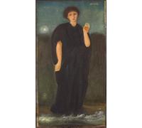 RZHRHJES Quadro su Tela Murale Tela Nordico Pittura Arianna di Edward Burne Jones per L'arredamento Della Camera da Letto 60x90cm
