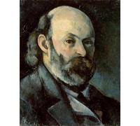 RZHRHJES Quadro su Tela Murale Tela Nordico Pittura Autoritratto di Paul Cézanne per L'arredamento Della Camera da Letto 60x90cm