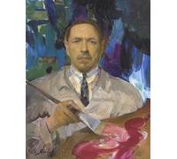 RZHRHJES Quadro su Tela Murale Tela Nordico Pittura Autoritratto Filipp Andreevich Malyavin per L'arredamento Della Camera da Letto 60x90cm