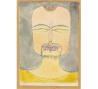 RZHRHJES Quadro su Tela Murale Tela Nordico Pittura Dopo il disegno per assorbimento di Paul Klee per L'arredamento Della Camera da Letto 60x90cm