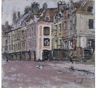 RZHRHJES Quadro su Tela Murale Tela Nordico Pittura i vecchi portici Dieppe di Walter Richard Sickert per L'arredamento Della Camera da Letto 60x90cm