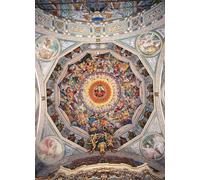 RZHRHJES Quadro su Tela Murale Tela Nordico Pittura il Concerto degli Angeli dalla Cupola di Artista Famoso per L'arredamento Della Camera da Letto 60x90cm