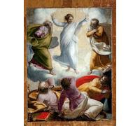 RZHRHJES Quadro su Tela Murale Tela Nordico Pittura il dipinto della Trasfigurazione di Luca Cambiaso per L'arredamento Della Camera da Letto 60x90cm